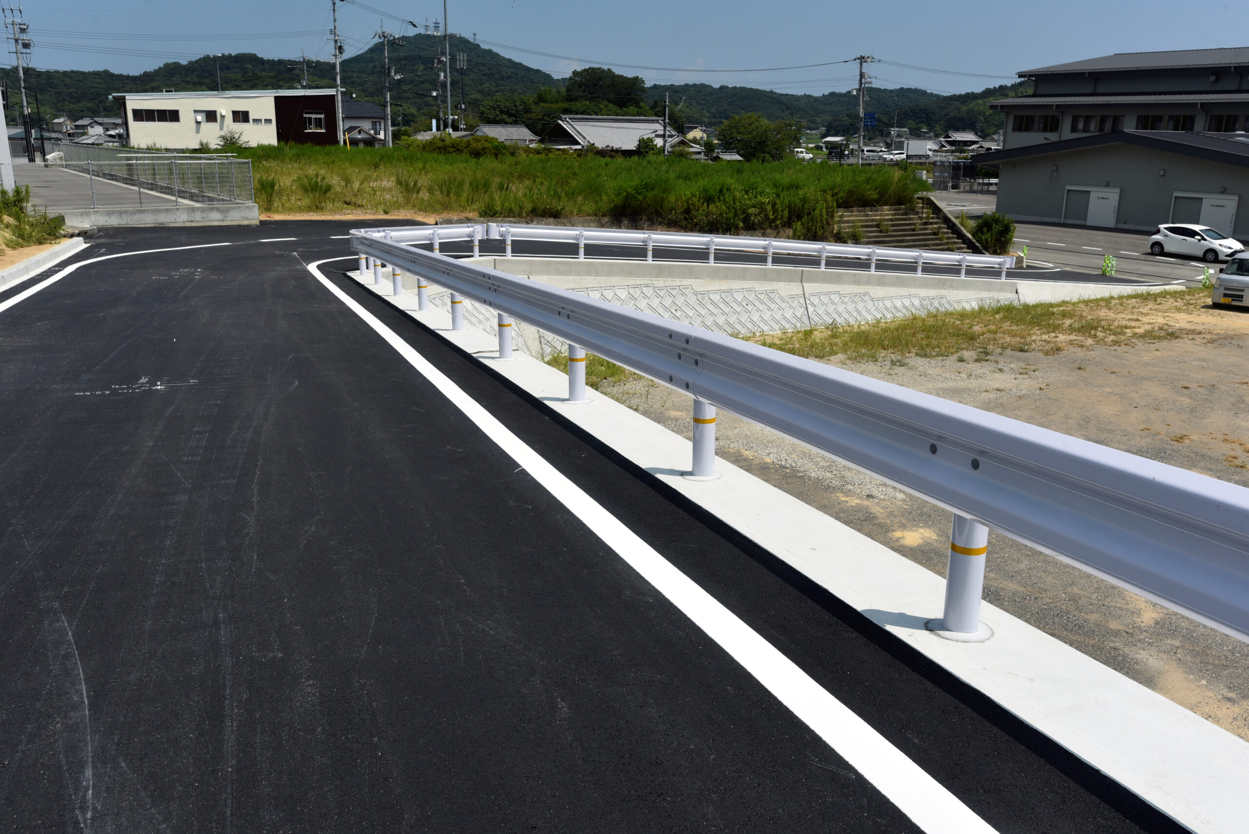 旧志度東中学校跡地道路整備工事